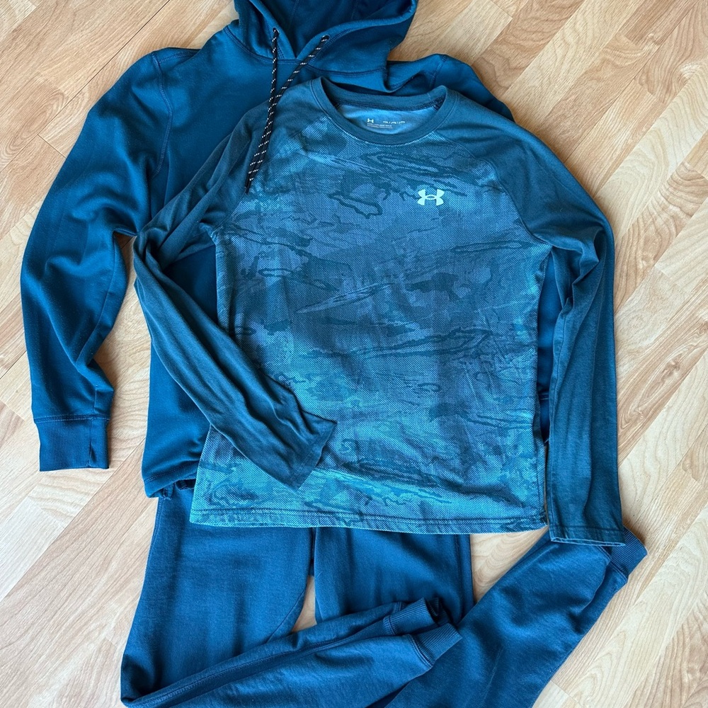 Under Armour Teal Hoodie and Joggers Set